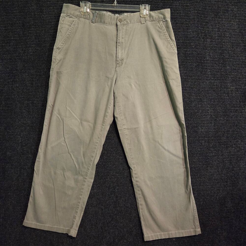 Versace Mens Corduroy Chino Pants Size 38 Vintage 90s Olive Khaki Straight Leg